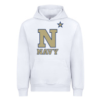White navy midshipmen Urban Hoodie - linhVisuals