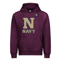 Mauve Wine navy midshipmen Urban Hoodie - linhVisuals