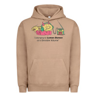 Pigment Burro listening to lemon demon Urban Hoodie - linhVisuals