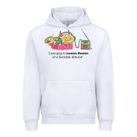 White listening to lemon demon Urban Hoodie - linhVisuals