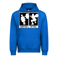 Cobalt your wife my wife weightlifting Urban Hoodie - linhVisuals