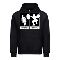 Black your wife my wife weightlifting Urban Hoodie - linhVisuals