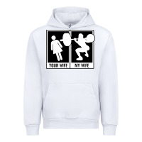 White your wife my wife weightlifting Urban Hoodie - linhVisuals