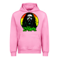 Fuchsia Pink rob zombie 02 Urban Hoodie - linhVisuals