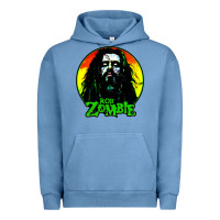 Pigment Pebble Blue rob zombie 02 Urban Hoodie - linhVisuals