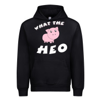 Black what the heo Urban Hoodie - linhVisuals