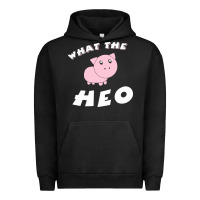 Pigment Black what the heo Urban Hoodie - linhVisuals