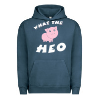 Pigment Midnight Navy what the heo Urban Hoodie - linhVisuals