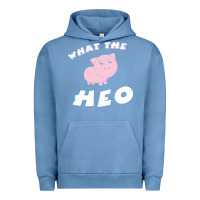 Pigment Pebble Blue what the heo Urban Hoodie - linhVisuals