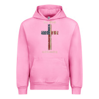 Fuchsia Pink for god and country cross american flag faith us patriotic tank top Urban Hoodie - linhVisuals