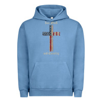 Pigment Pebble Blue for god and country cross american flag faith us patriotic tank top Urban Hoodie - linhVisuals
