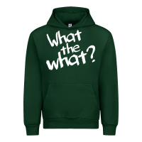 Forest Green what the what Urban Hoodie - linhVisuals