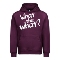 Mauve Wine what the what Urban Hoodie - linhVisuals