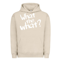 Pigment French Oak what the what Urban Hoodie - linhVisuals
