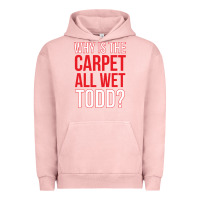 Pigment Salmon why is the carpet all wet todd Urban Hoodie - linhVisuals