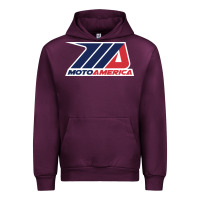 Mauve Wine moto america Urban Hoodie - linhVisuals