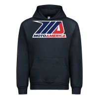 Navy moto america Urban Hoodie - linhVisuals