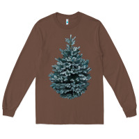 Chestnut Colorado Blue Spruce Long Sleeve Tee - RanaPortraitStore