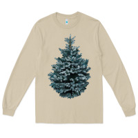 Mushroom Colorado Blue Spruce Long Sleeve Tee - RanaPortraitStore