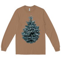 Toasted Coconut Colorado Blue Spruce Long Sleeve Tee - RanaPortraitStore