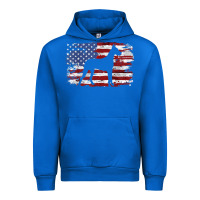 Cobalt great dane vintage american flag t shirt Urban Hoodie - linhVisuals