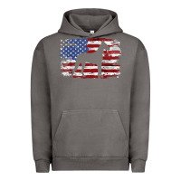 Pigment Tornado great dane vintage american flag t shirt Urban Hoodie - linhVisuals