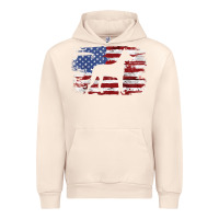 Sandshell great dane vintage american flag t shirt Urban Hoodie - linhVisuals