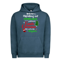 Pigment Midnight Navy family christmas vacation pajamas Urban Hoodie - linhVisuals