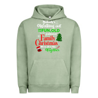 Pigment Oil Green family christmas vacation pajamas Urban Hoodie - linhVisuals