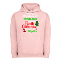 Pigment Salmon family christmas vacation pajamas Urban Hoodie - linhVisuals
