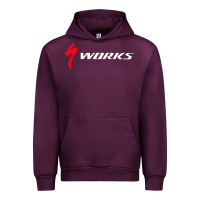 Mauve Wine Specialized Bikes Bicycle Urban Hoodie - linhVisuals