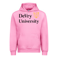 Fuchsia Pink devry advantage academy vectorized Urban Hoodie - linhVisuals