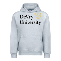 Heather Grey devry advantage academy vectorized Urban Hoodie - linhVisuals