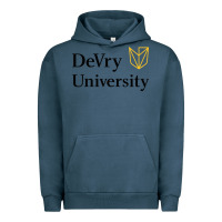 Pigment Midnight Navy devry advantage academy vectorized Urban Hoodie - linhVisuals