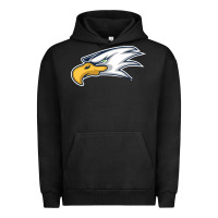 Pigment Black eagle high school Urban Hoodie - linhVisuals