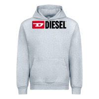 Heather Grey Diesel Urban Hoodie - linhVisuals