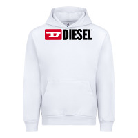 White Diesel Urban Hoodie - linhVisuals