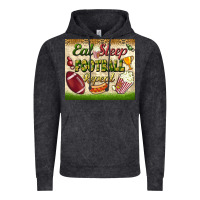 Vintage Black eat sleep football repeat tumbler Vintage Hoodie - BundleAndBundleShop