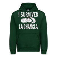 Forest Green I survived la chancla Urban Hoodie - linhVisuals