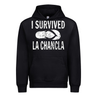 Black I survived la chancla Urban Hoodie - linhVisuals