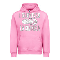 Fuchsia Pink I survived la chancla Urban Hoodie - linhVisuals