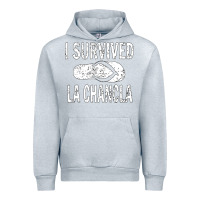 Heather Grey I survived la chancla Urban Hoodie - linhVisuals