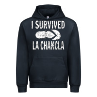 Navy I survived la chancla Urban Hoodie - linhVisuals