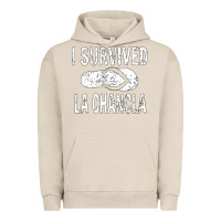 Pigment French Oak I survived la chancla Urban Hoodie - linhVisuals