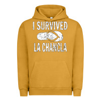 Pigment Peanut Butter I survived la chancla Urban Hoodie - linhVisuals
