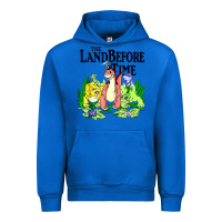 Cobalt land before time pastel dinosaur friends Urban Hoodie - linhVisuals