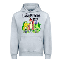 Heather Grey land before time pastel dinosaur friends Urban Hoodie - linhVisuals