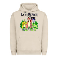 Pigment French Oak land before time pastel dinosaur friends Urban Hoodie - linhVisuals