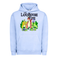 Pigment Grape Ice land before time pastel dinosaur friends Urban Hoodie - linhVisuals