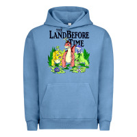 Pigment Pebble Blue land before time pastel dinosaur friends Urban Hoodie - linhVisuals